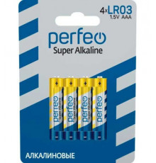 Батарейка Perfeo LR03 4BL Super Alkaline