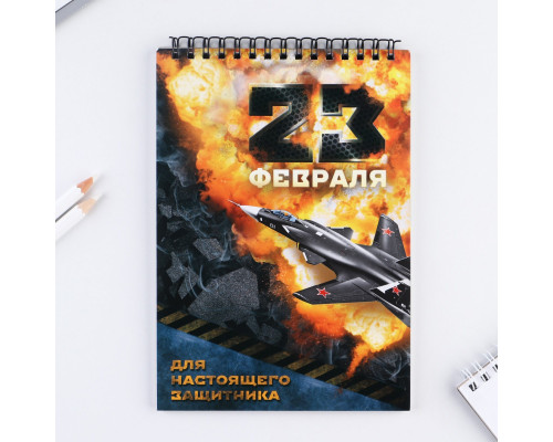 Блокнот А6 24л. на скрепке ArtSpace "Домашние любимцы. Микс"