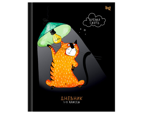 Дневник 1-11 кл. 40л. (твердый) BG "Время сиять"