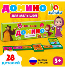 Домино «Маша и Медведь», 28 деталей