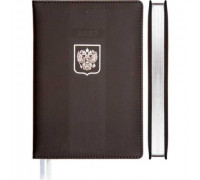 Ежедневник 2027г. А5 168л. deVENTE кож.зам. "Major" чёрный