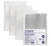 Файлы STAFF 100 шт., гладкие, 25мм
