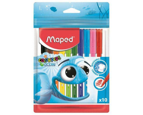 Фломастеры 10цв. MAPED "Color`Peps" 