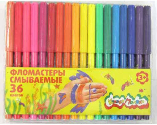 Фломастеры 36цв. Каляка-Маляка