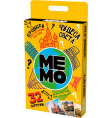 Игра настольная  Мемо "Флаги и страны" (34карточки)