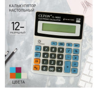 Калькулятор настольный "Clton" 12 - разрядный, CL - 1800S, МИКС