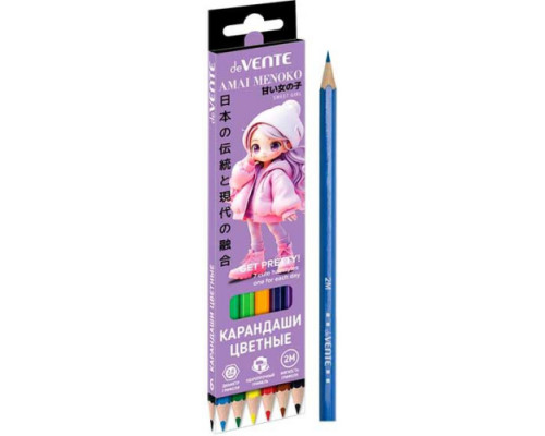 Карандаши 6цв. deVENTE "Amai Menoko" 