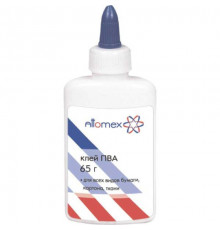 Клей ПВА 65гр. ATTOMEX в пласт. бутыл. с дозат.