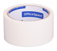 Клейкая лента упаковочная OfficeSpace, 48мм*40м, 45мкм, белая