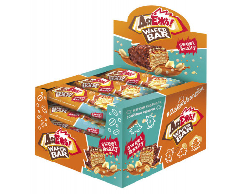 Конфеты ДАЁЖЪ Wafer bar с ореховой пастой, 40г