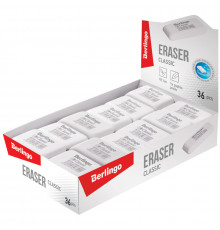 Ластик Berlingo "Classic", прямоугольный, каучук, 50*20*9мм