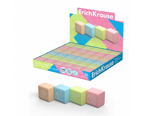 Ластик ErichKrause School cube
