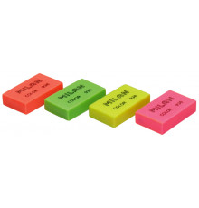 Ластик Milan "Color 936", прямоугольный, ПВХ, 39*23*9мм