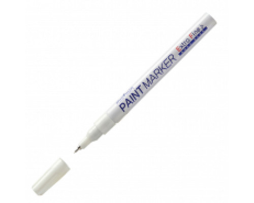 Маркер-краска MunHwa "Extra Fine Paint Marker" белая, 1мм