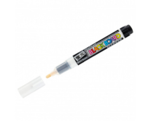 Маркер меловой MunHwa "Black Board Marker" желтый, 3мм, водная основа