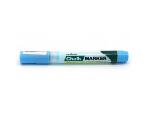 Маркер меловой MunHwa "Chalk Marker" голубой, 3мм.
