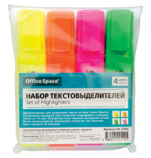 Набор текстовыделителей 4 цв. "Dolce costo" 5мм