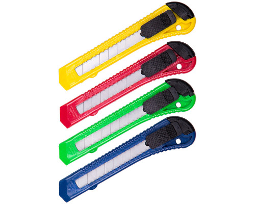 Нож канц. 18 мм,в пакетике  OfficeSpase