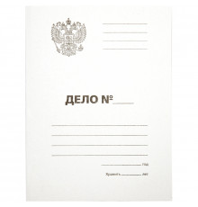 Обложка OfficeSpace "Дело", Герб России, картон немелованный, 300г/м2, белый Обложка OfficeSpace "Дело", Герб России, картон немелованный, 300г/м2, белый