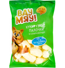 Палочки кукурузные ВАУ МЯУ, 80г