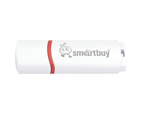 Память Smart Buy "Crown" 8GB, USB 2.0 Flash Drive, белый