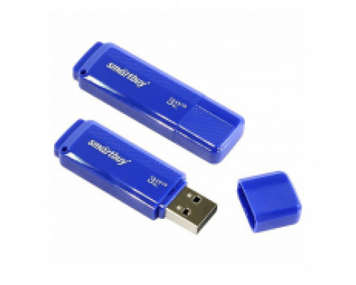 Память Smart Buy "Dock" 32GB, USB 2.0 Flash Drive, синий