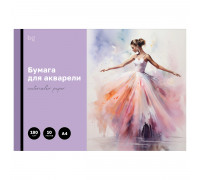 Папка для акварели, 10л., А4 BG "Балерина", 180г/м2