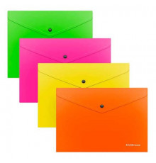 Папка-конверт на кнопке B5 EK "Glossy Neon"