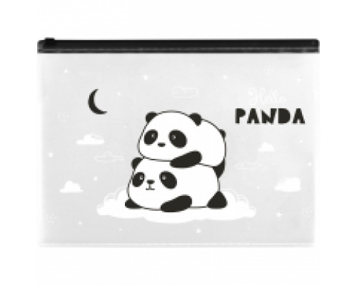 Папка-конверт на молнии MeShu "Hello Panda", А4