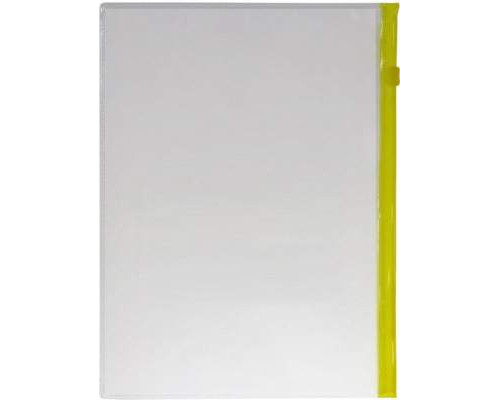 Папка на молнии А4 ,120мкм,прозр. OfficeSpase