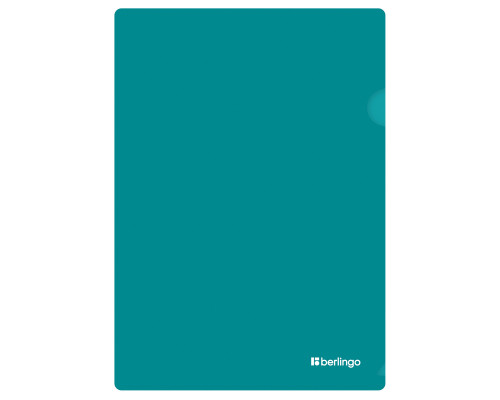 Папка-уголок Berlingo "Soft Touch", А4, 200мкм,  бирюзовая