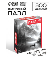 Пазл фигурный «Чёрное и белое», 300 деталей