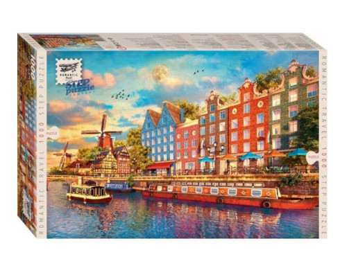 Пазлы 1000 Степ Пазл "Амстердам (Romantic Travel)"