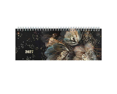 Планинг настол. 2027г. 290*100мм 64л. ФЕНИКС "Изумрудные цветы" 