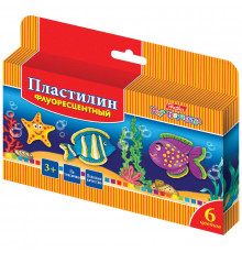 Пластилин  6цв., 90гр. Каляка-Маляка восковой,со стеком