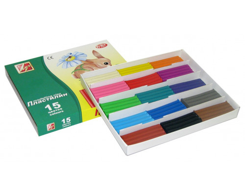 Пластилин  8цв.,120гр. ЛУЧ "Zoo"