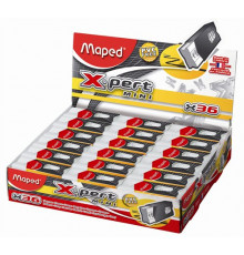 Резинка стирательная MAPED "MINI X-PERT" фигурный,каучук, карт. держ.