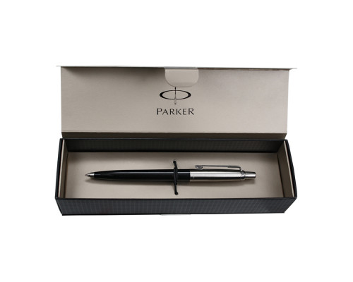 Ручка PARKER шариковая автом.  синяя 0,7мм  корпус черный/хром  Jotter Special Black