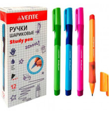 Ручка шар. д/правшей deVENTE "Study Pen. School" обуч.письму, синяя, 0,7мм