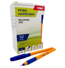 Ручка шар. INTELLIGENT DF-15 синяя,1мм,оранжево-синий корпус