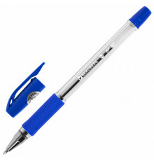Ручка шариковая BRAUBERG "BP-GT", СИНЯЯ, корпус прозрачный, 0,7 мм