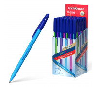 Ручка шариковая ErichKrause R-301 Neon Stick, 0,7, синяя