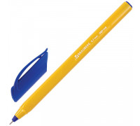 Ручка шариковая масляная BRAUBERG "Extra Glide Orange", СИНЯЯ, трехгранная, узел 0,7 мм