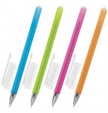 Ручка шариковая масляная BRAUBERG "FRUITY ST", СИНЯЯ, корпус soft touch, линия письма 0,7мм