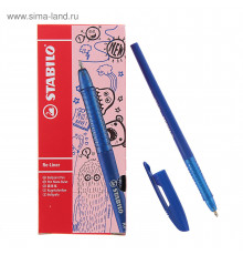 Ручка шариковая STABILO "Re-Liner" синяя, 0,5мм.