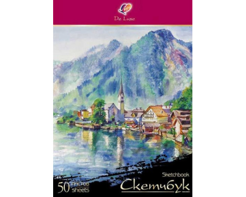 Скетчбук А4 50л. ЛУЧ "Люкс"