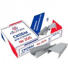 Скобы №26/6 ATTOMEX 1000шт. оцинкованные