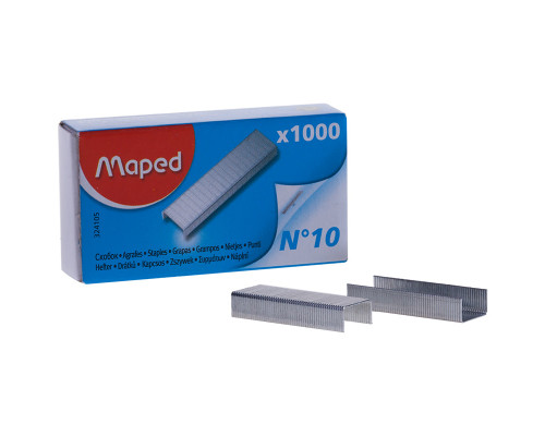 Скобы д/степлера №10,1000шт. MAPED "Стандарт"