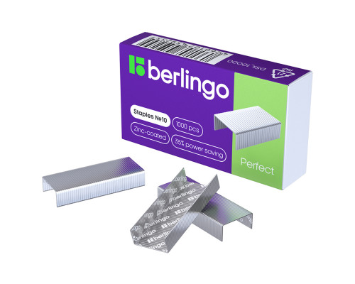 Скобы для степлера BERLINGO №10 Perfect