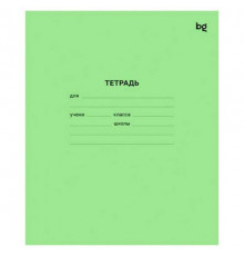 Тетрадь 24л. (линейка) Hatber "Зелёная" 